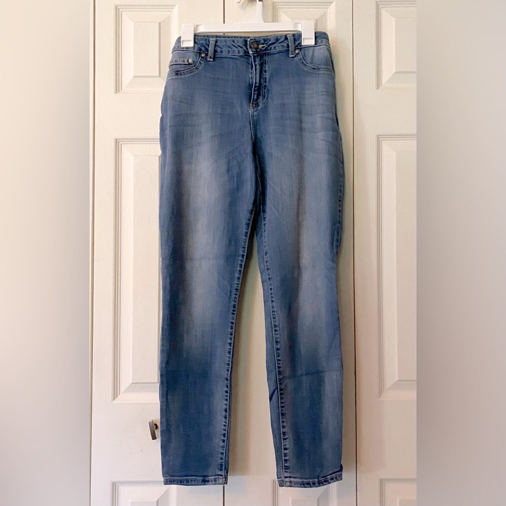 Faded Glory Blue Skinny Jeans Classic Style